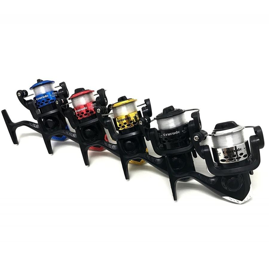 オールドスピニングリール3点セット オルルド釣具 スピニングリール 3個セット 5カラー サビキ ちょい投げ