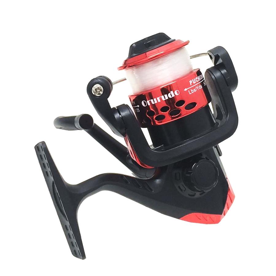 オルルド釣具 スピニングリール 3個セット 5カラー サビキ ちょい投げ