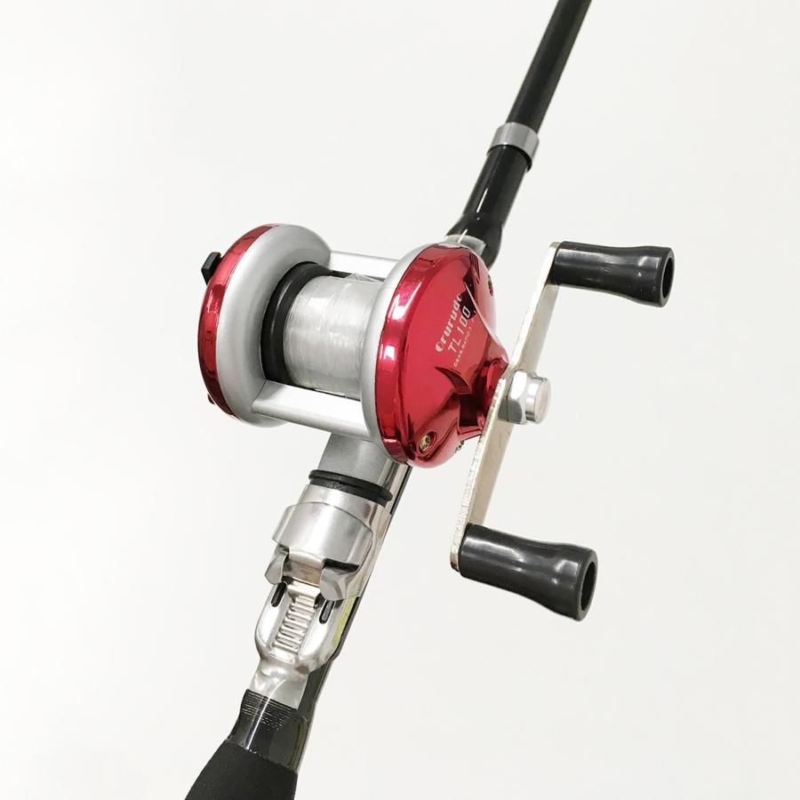 オルルド釣具 両軸リール puchi-TL100 軽量 リール 3号糸付 3個セット