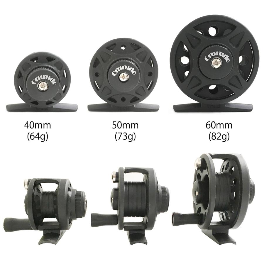 オルルド釣具 タイコリール 右ハンドル 40mm 50mm 60mm シルバー オルルド釣具 タイコリール 右ハンドル 40mm 50mm 60mm シルバー