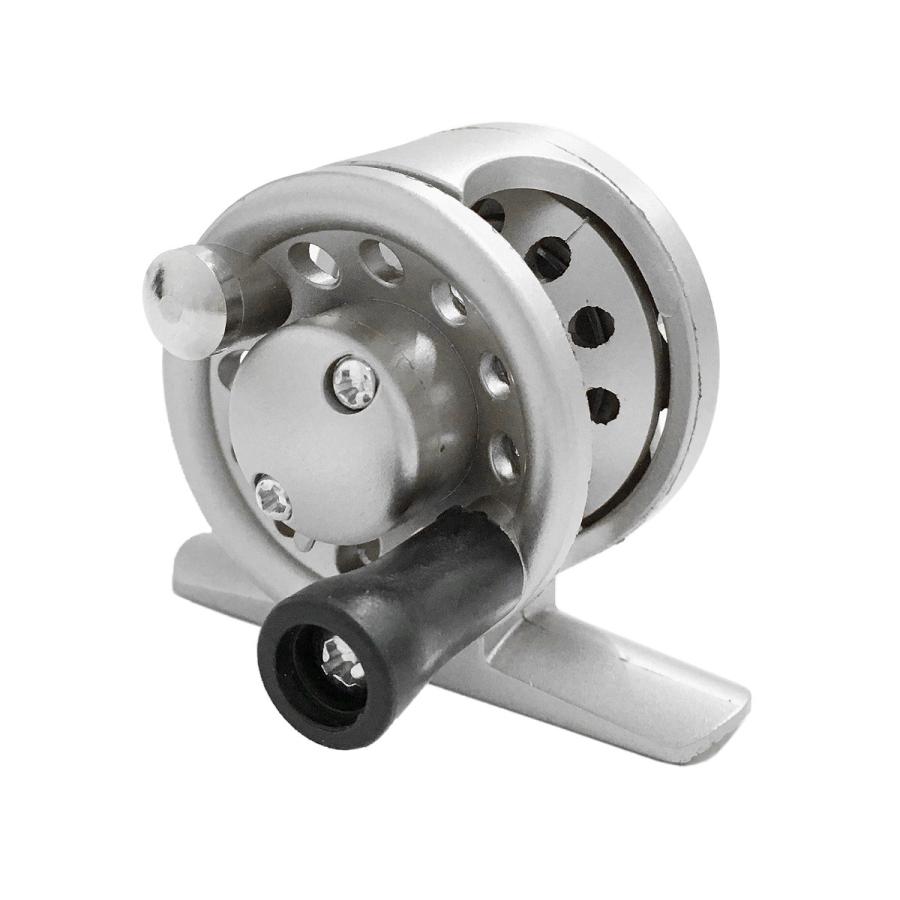 オルルド釣具 タイコリール 右ハンドル 40mm 50mm 60mm シルバー オルルド釣具 タイコリール 右ハンドル 40mm 50mm 60mm シルバー