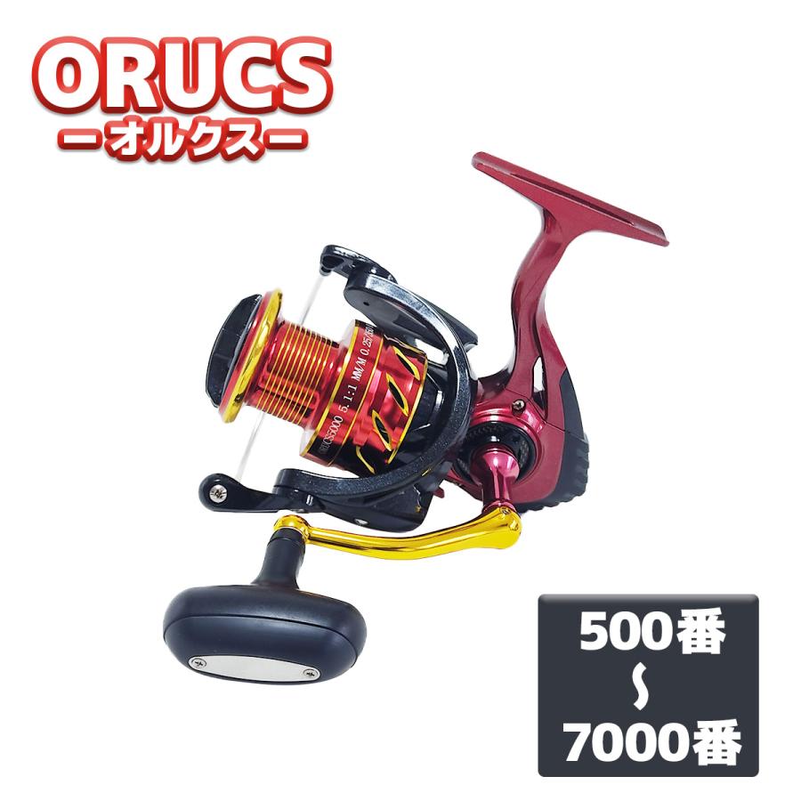 オルルド釣具 スピニングリール 投げ用 投げ釣り 磯釣り ジギング 500