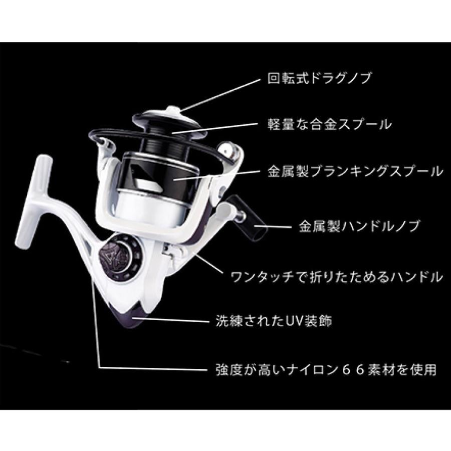 オルルド釣具 スピニングリール ホワイト 7000 リール 送料無料