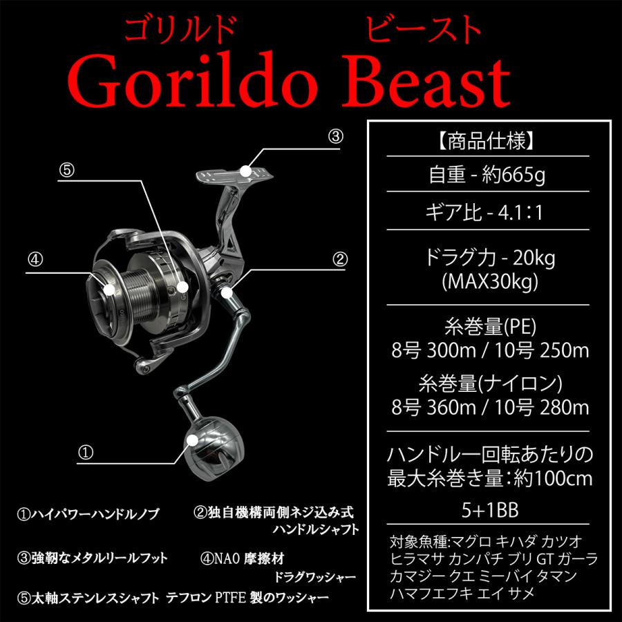 オルルド釣具 スピニングリール 投げ釣り 磯投げ ロックショア リール