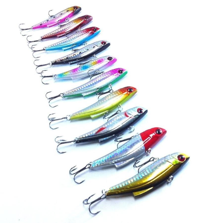 オルルド釣具 バイブレーションルアー 10個セット 10g 15g 20g 28g 35g