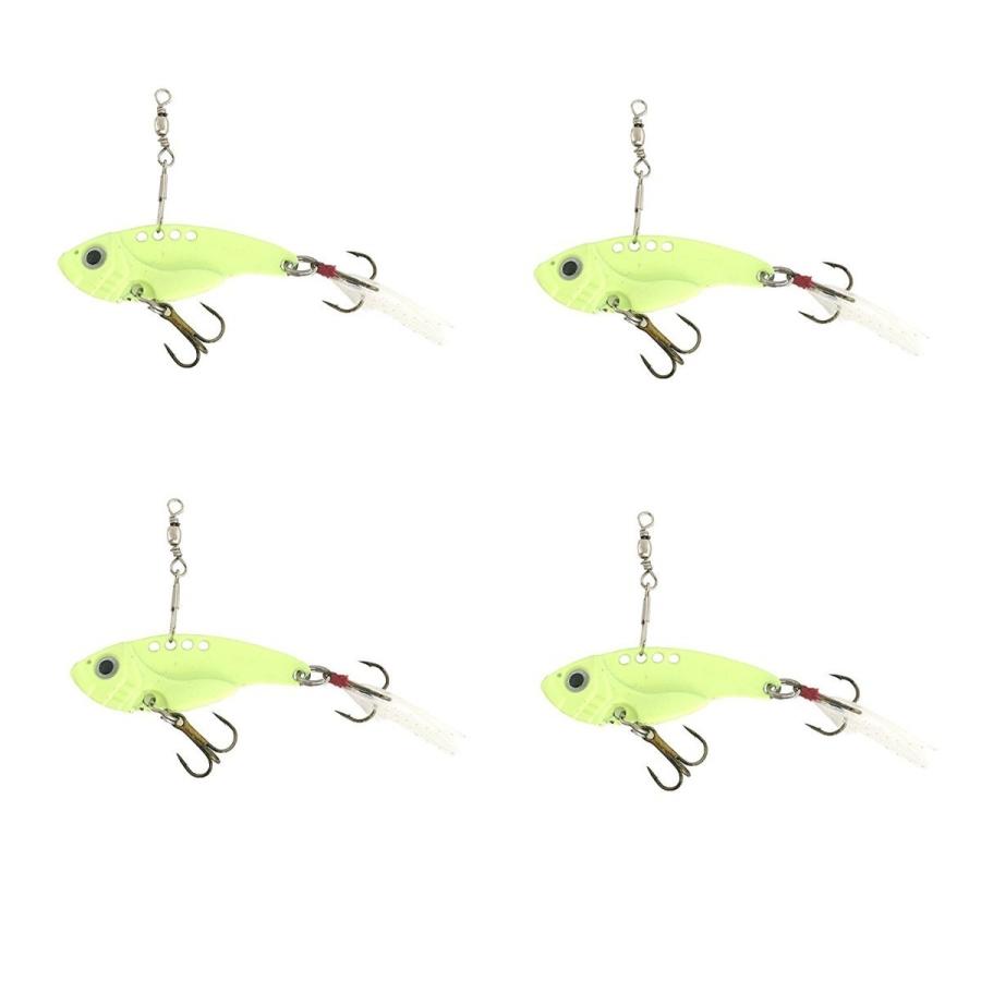 オルルド釣具 メタルバイブ 5.5cm 12.5g 4個セット ルアー 送料無料