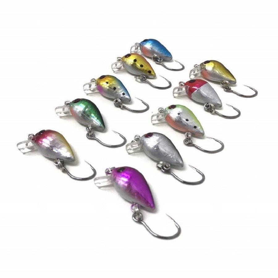 オルルド釣具 マイクロクランク 10個セット 3cm 1.5g 管釣り オルルド釣具 マイクロクランク 10個セット 3cm 1.5g 管釣り