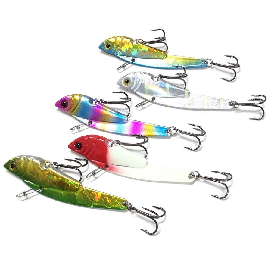 オルルド釣具 メタルバイブ 8cm 30g 5色セット Aカラー