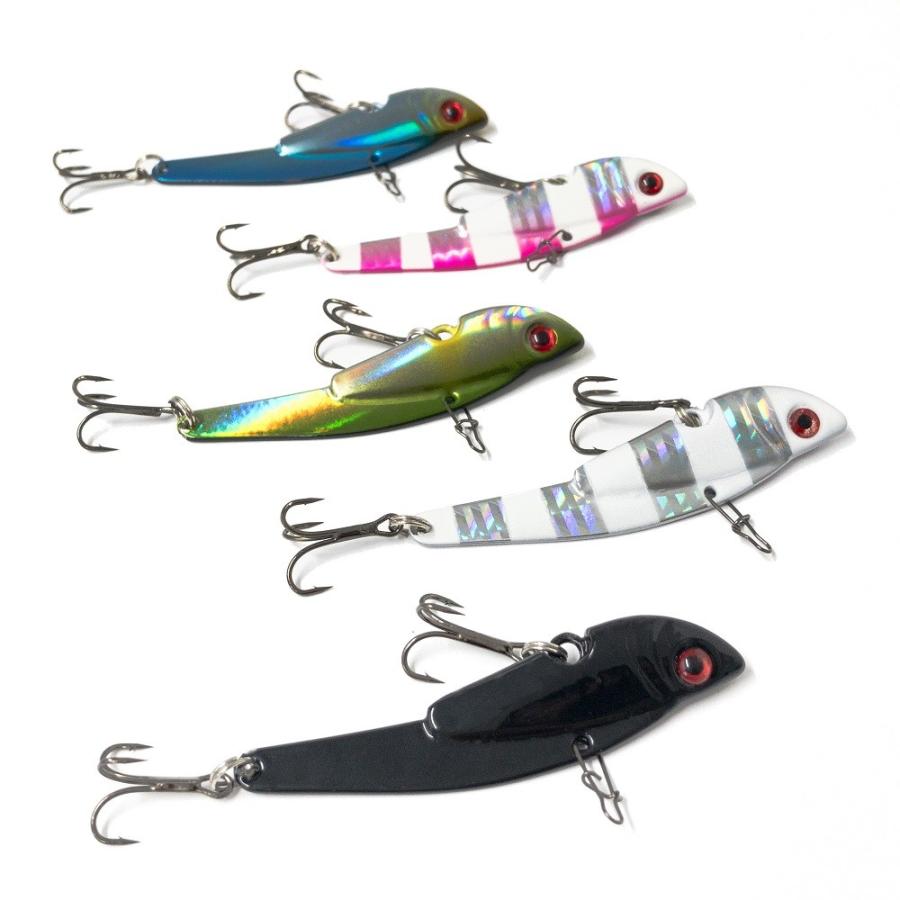 オルルド釣具 メタルバイブ 7.5cm 30g 5色セット Cカラー