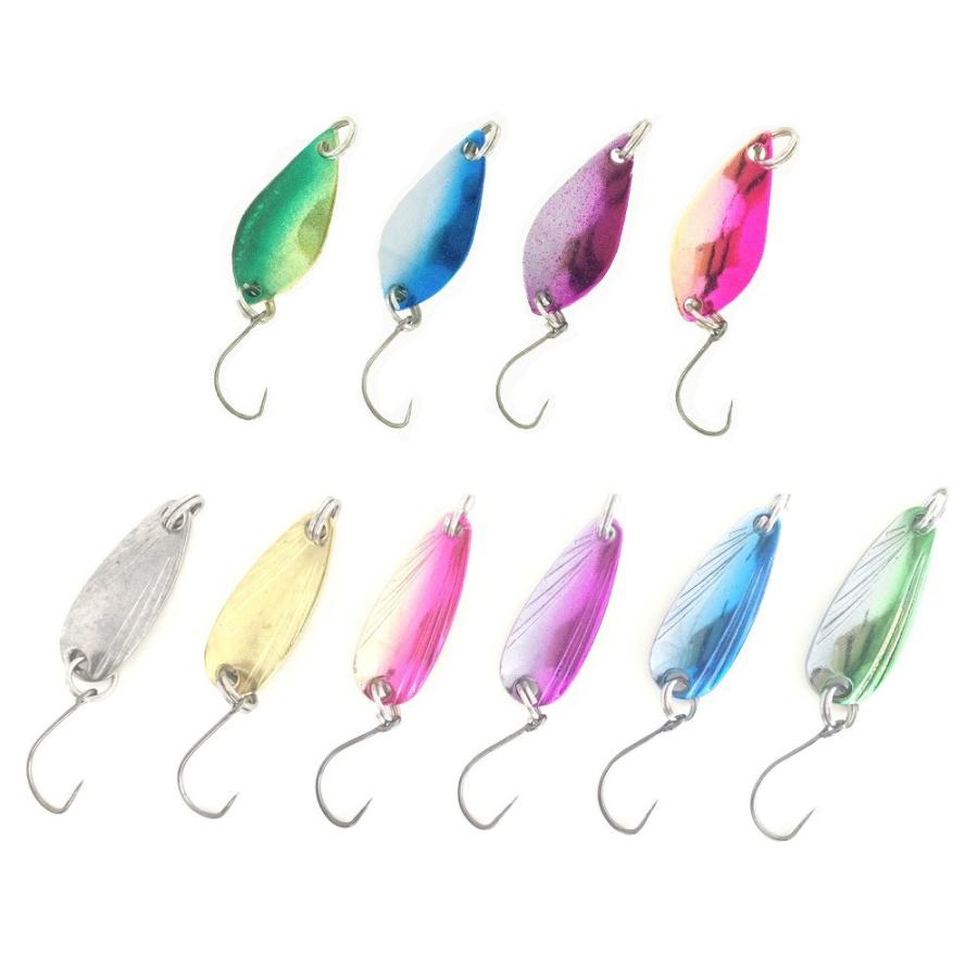 オルルド釣具 マイクロスプーンA 10個セット 2.2g 2.5g タックルケース