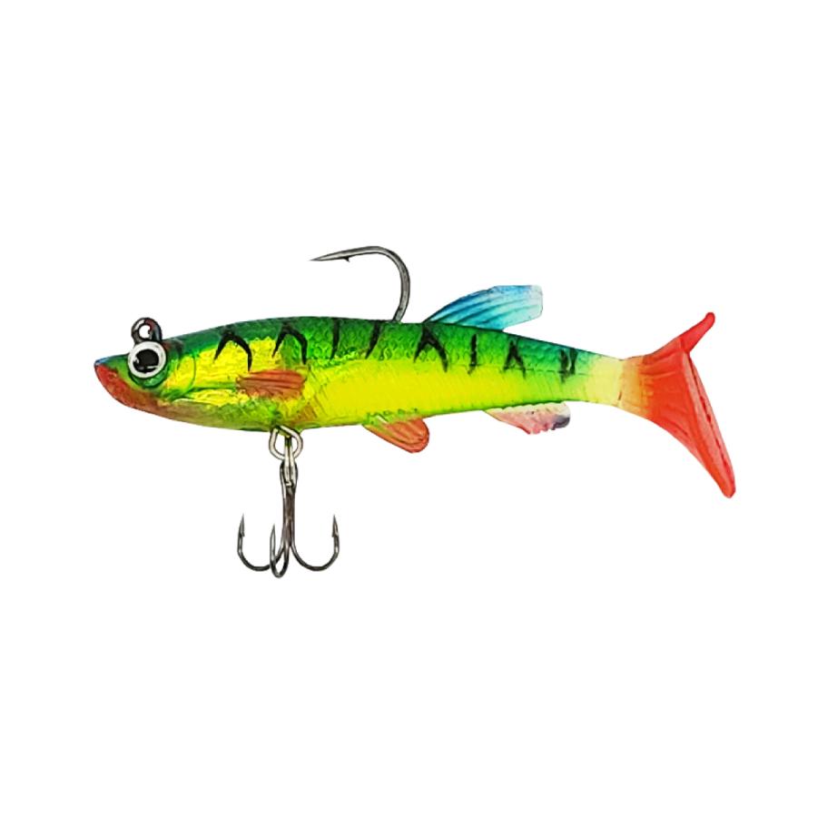 オルルド釣具 ソフトルアー 8cm 14g 5色 5個セット スイム
