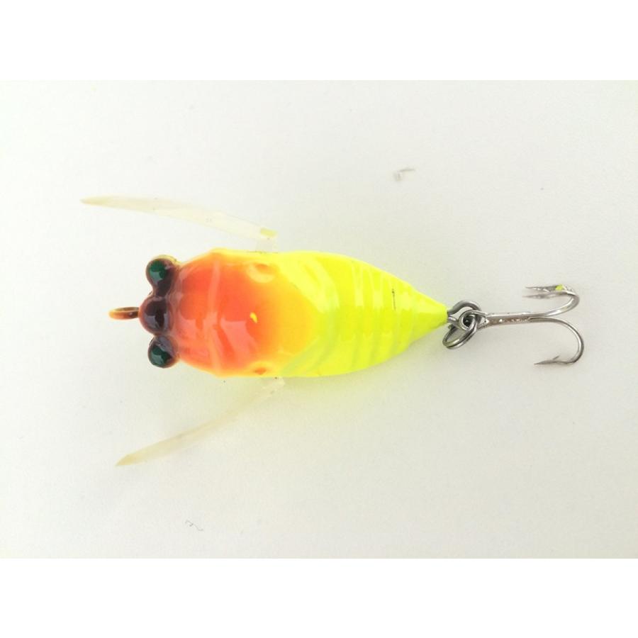 オルルド釣具 虫ルアー 5cm 6.5g 5個セット せみ ノイジー