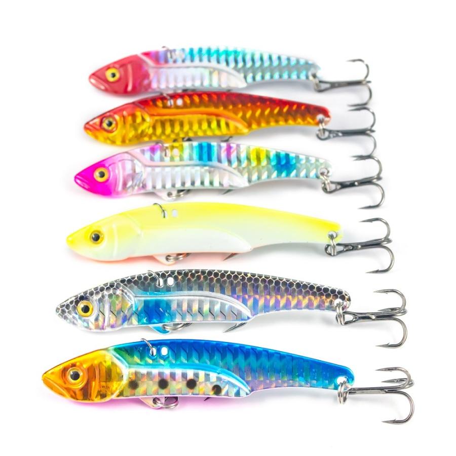 オルルド釣具 メタルバイブ 6色セット 25g 8.2cm 釣り具 ルアーセット