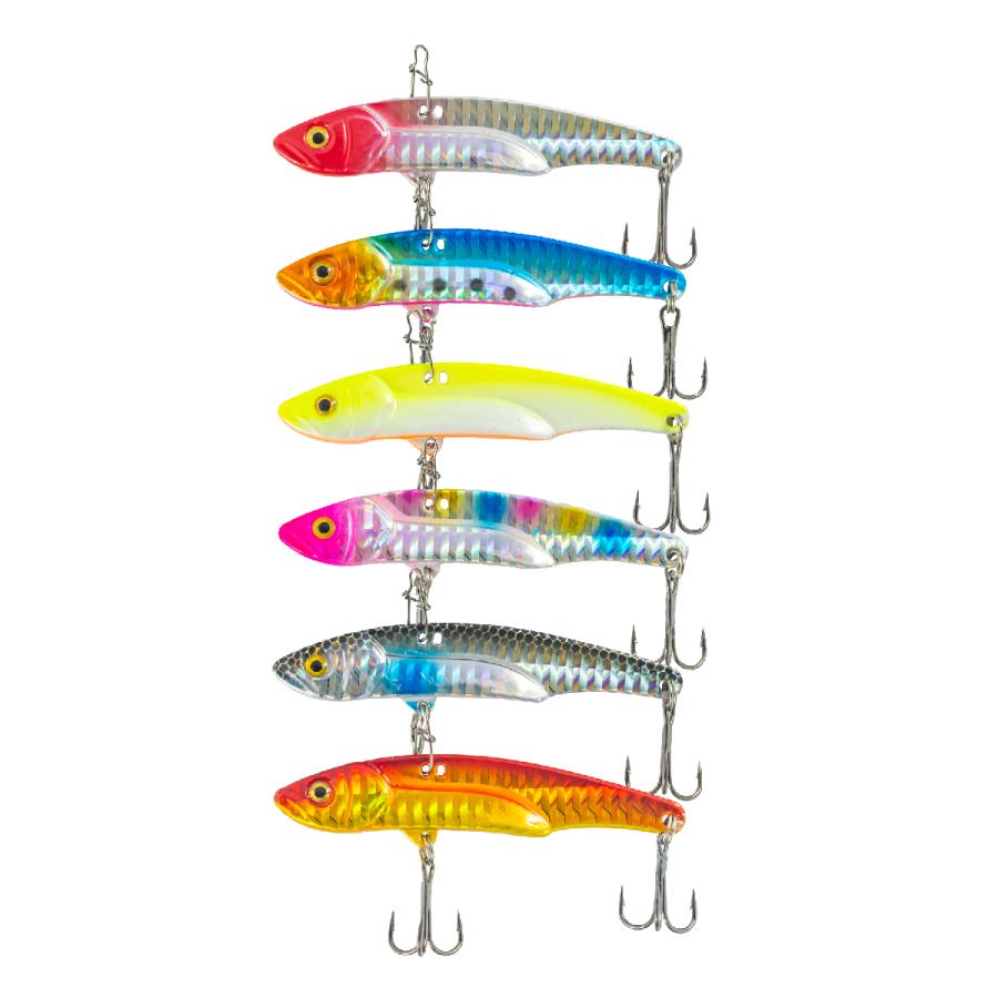 オルルド釣具 メタルバイブ 6色セット 25g 8.2cm 釣り具 ルアーセット