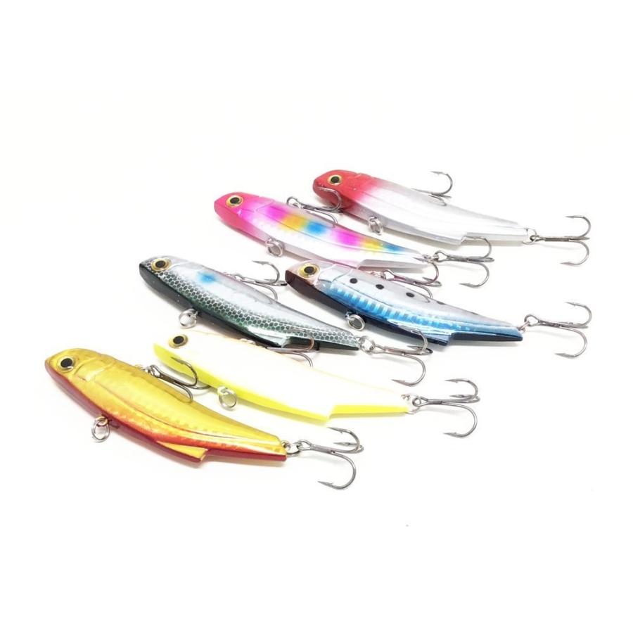 オルルド釣具 バイブレーションルアー 6色セット 8.9cm 28g ルアー