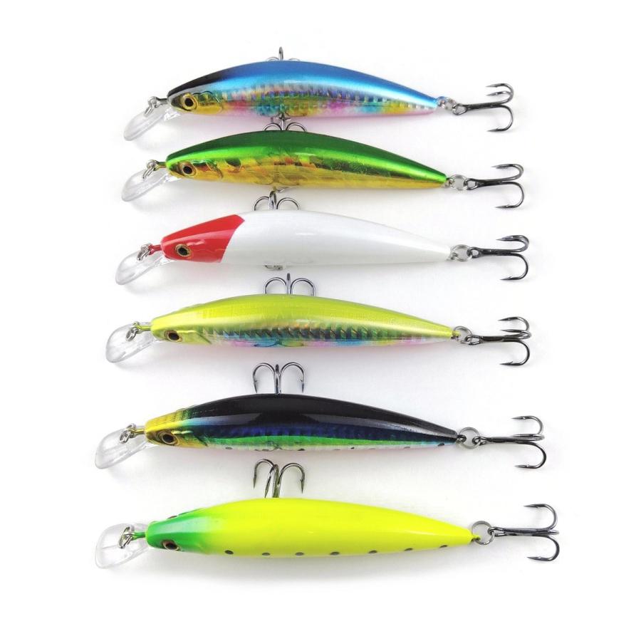 オルルド釣具 ヘビーウェイト シンキングミノー 12個セット 8.8cm 26g