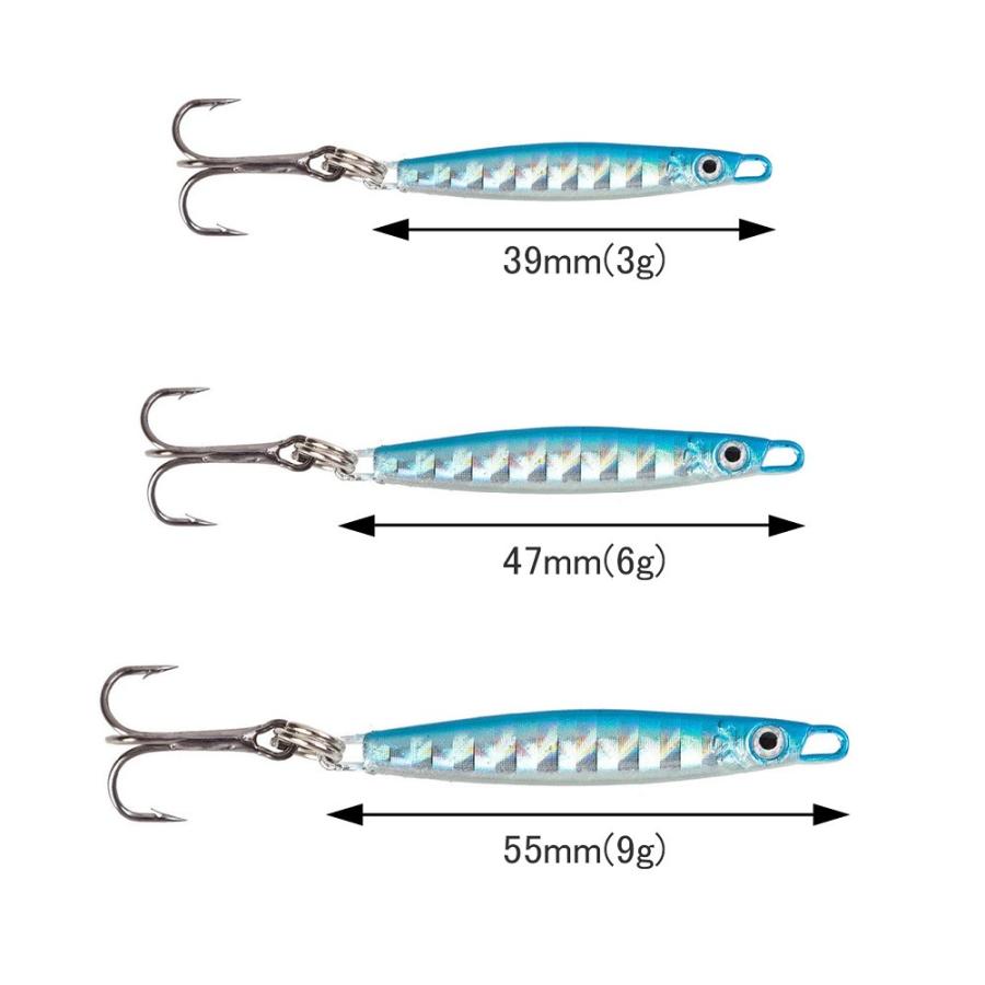 オルルド釣具 メタルジグ 3g 6g 9g 12色セット ルアーセット ルアー