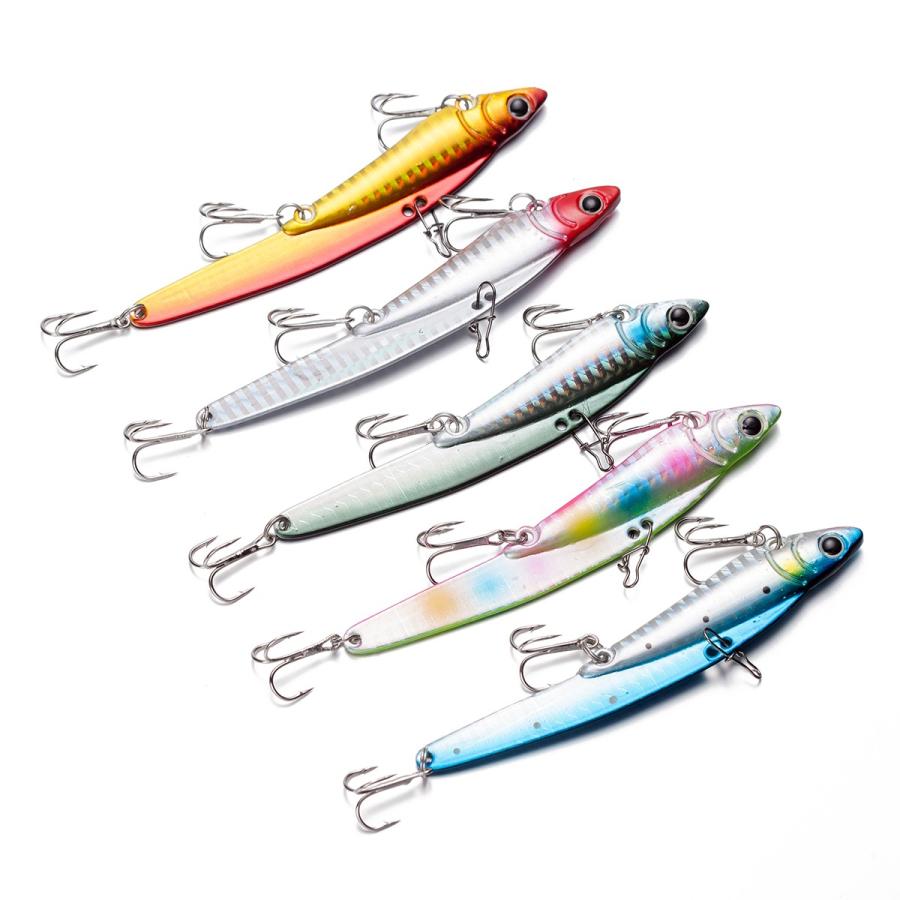 オルルド釣具 メタルバイブ 10.8cm 40g 5色セット ルアーセット ルアー