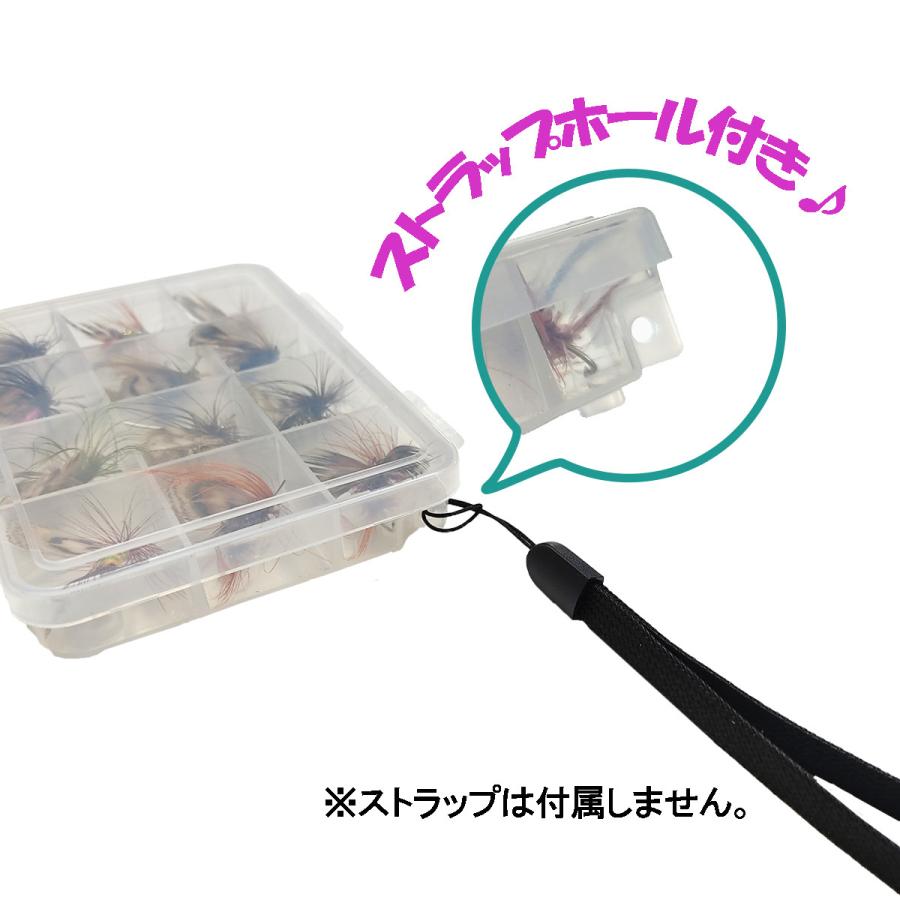 オルルド釣具 毛ばり フライ 12個セット「ケバルドA」テンカラ ルアー