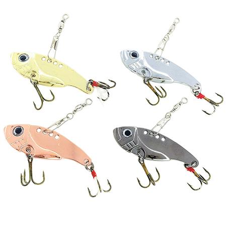 オルルド釣具 メタルバイブ 4.3cm 7.5g 4個セット ルアーセット