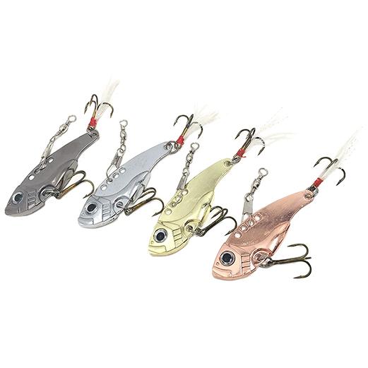 オルルド釣具 メタルバイブ 4.3cm 7.5g 4個セット ルアーセット