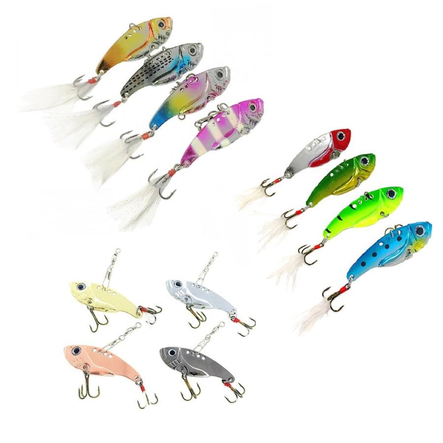 オルルド釣具 メタルバイブ 4.3cm 7.5g 4個セット ルアーセット
