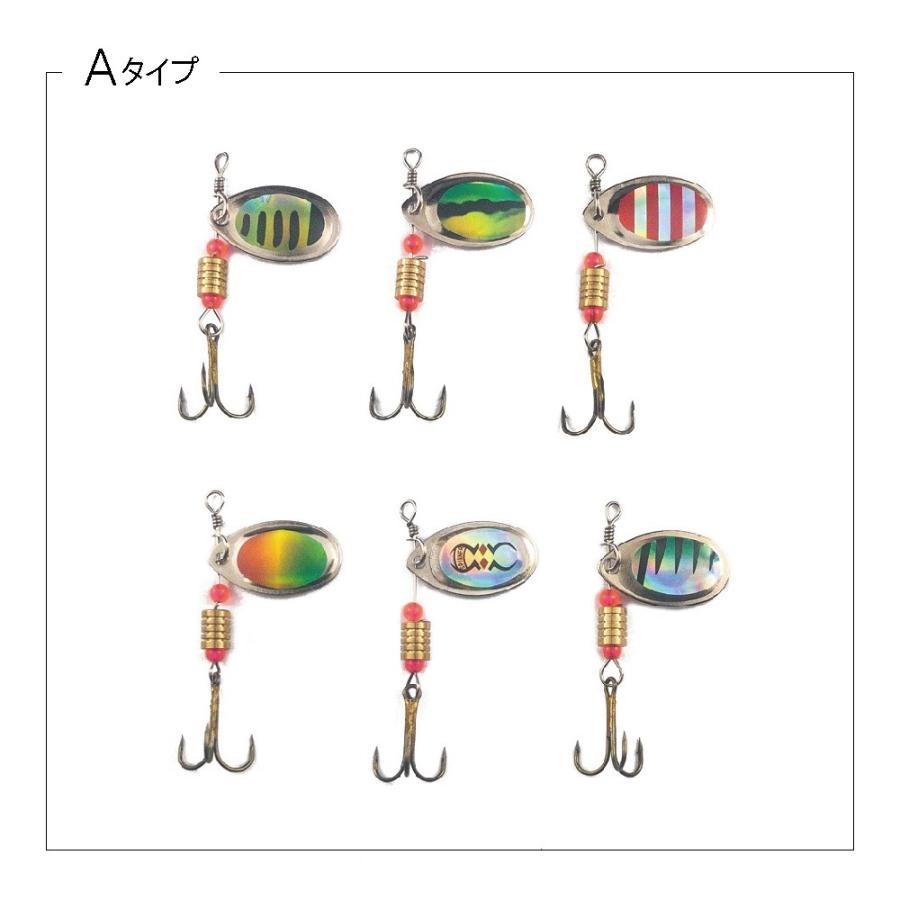 35 Off オルルド釣具 釣り具 ルアー スピナー 管釣り 渓流 6個セット 6cm 2 5g Aynaelda Com