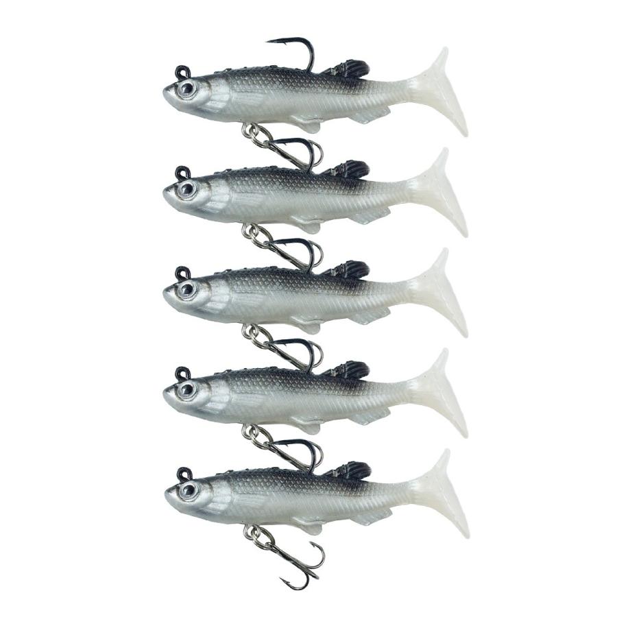 オルルド釣具 スイムベイト ワームジグ 8.5cm 12g 5個セット 疑似餌