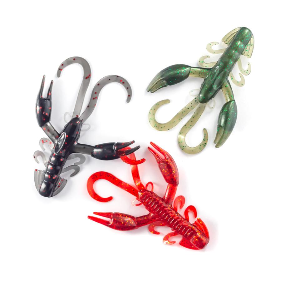 オルルド釣具 クローワーム 7cm 2.7インチ 3.2g 10個セット「ザリルド