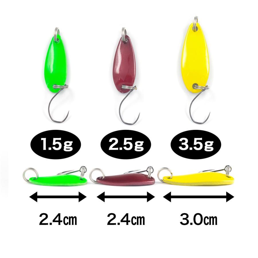 オルルド釣具 釣り具 ルアー スプーン 渓流 管釣り 1 5g 2 5g 3 5g バーブレスフック カルティバ製品採用 Qb フィッシングジャパンヤフー店 通販 Yahoo ショッピング