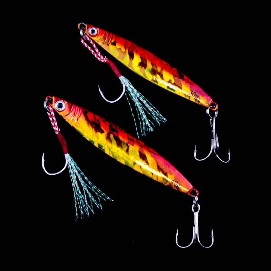 オルルド釣具 メタルジグH 30g 7cm 40g 8cm 5カラー 5個セット