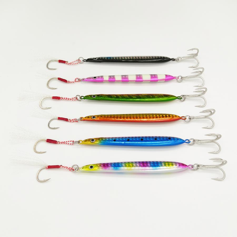 オルルド釣具 メタルジグJ 6個セット 20g 30g 後方重心ぶっ飛び