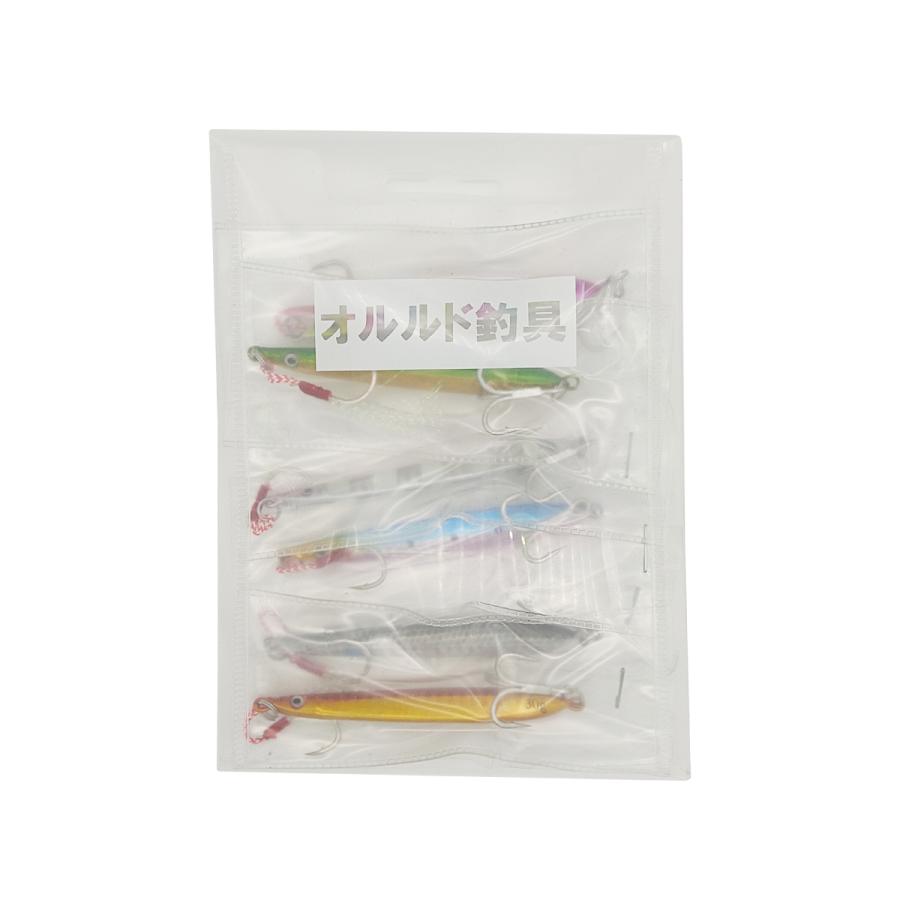 オルルド釣具 メタルジグJ 6個セット 20g 30g 後方重心ぶっ飛び
