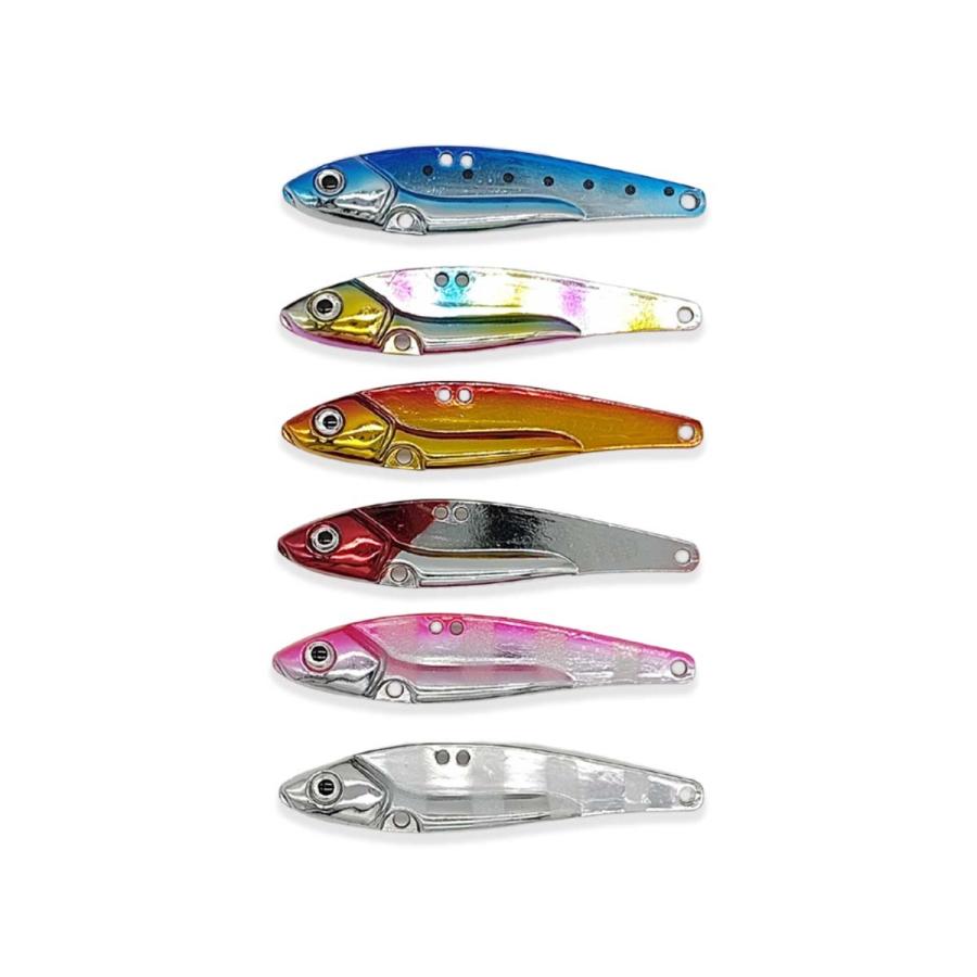 オルルド釣具 メタルバイブレーション ルアー 7g 14g 6カラー メタル