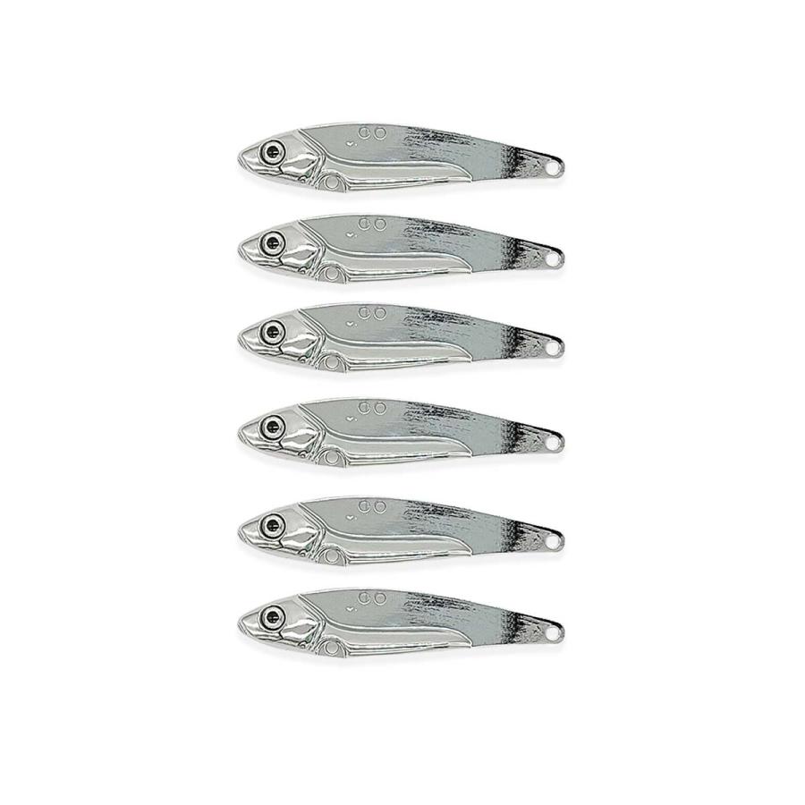 オルルド釣具 メタルバイブレーション ルアー 7g 14g 6個セット 未塗装