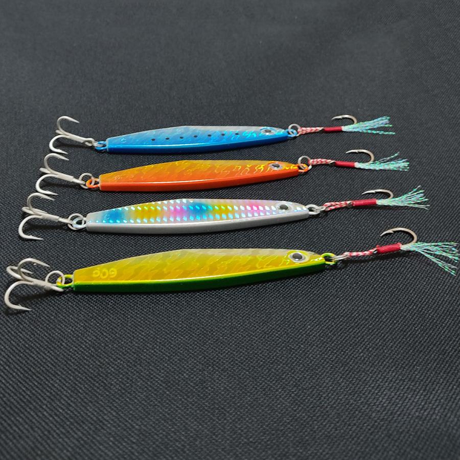 オルルド釣具 メタルジグ 40g 60g 8色セット 低比重ジグ 「メタルジグC