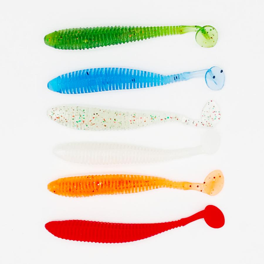 毎日値下げ設定　ルアー　ワームなど　約100点　まとめ 売り オルルド釣具 ワーム 8cm 2.8g 20個セット 選べるカラー シャッド