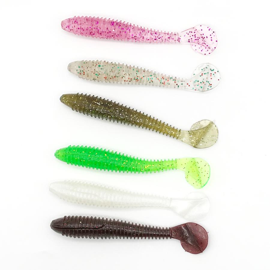 オルルド釣具 ワーム 12cm 12g 20個セット 選べるカラー シャッド