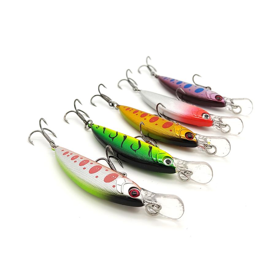 オルルド釣具 トラウトミノー 5g 5色セット 6.5cm シンキング ルアー