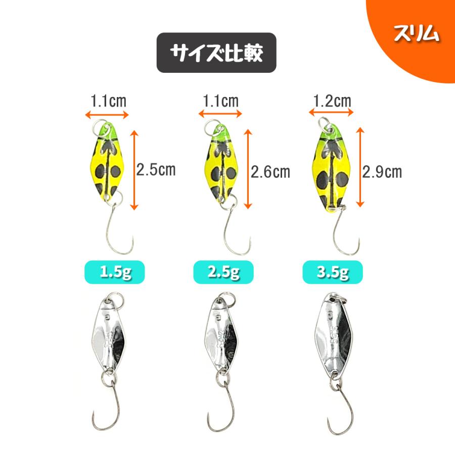 オルルド釣具 スプーン ルアー 渓流スプーン バーブレスフック オルルド釣具 スプーン ルアー 渓流スプーン バーブレスフック