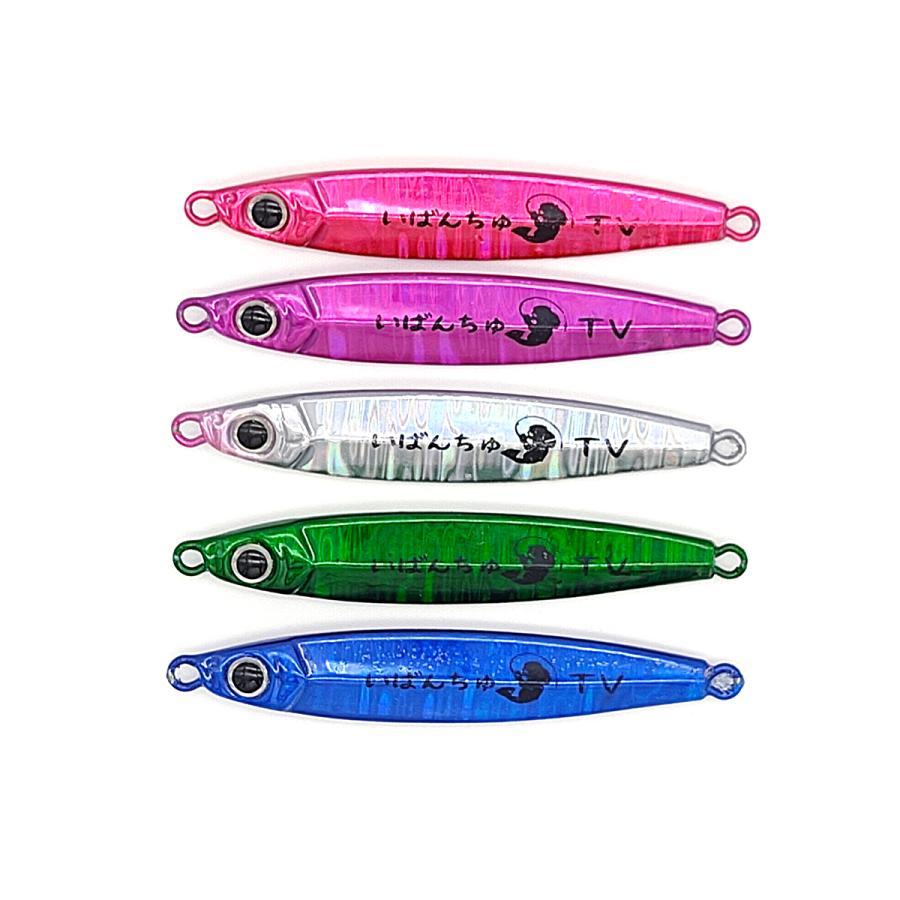オルルド釣具 メタルジグ 30g 5色セット いばんちゅTVコラボルアー 針
