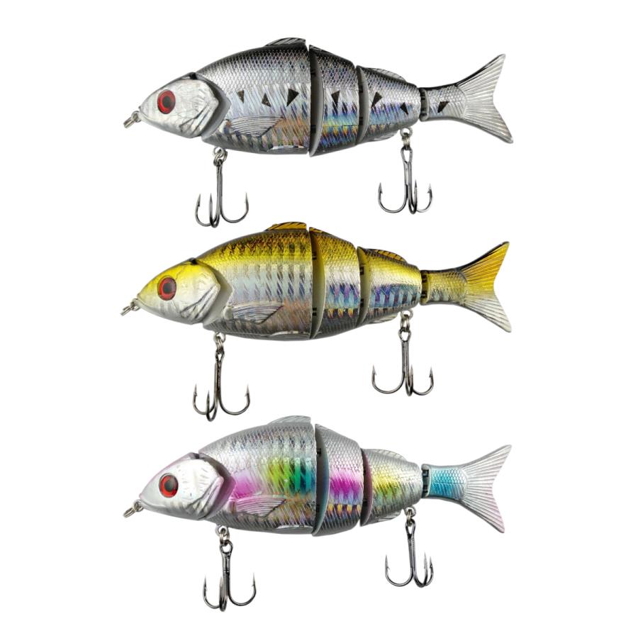 オルルド釣具 ジョイントベイト 単品 12cm 21g シルバー ゴールド