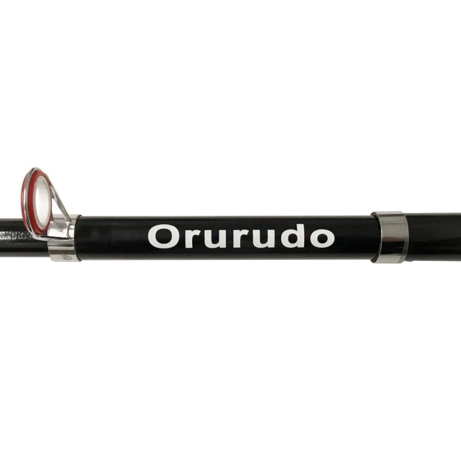 超コンパクト　2.1mベイト&スピニングロッド　モバイルロッド　パックロッド オルルド釣具 竿 コンパクトロッド 1.2m 振出式 カーボン製 スピニング