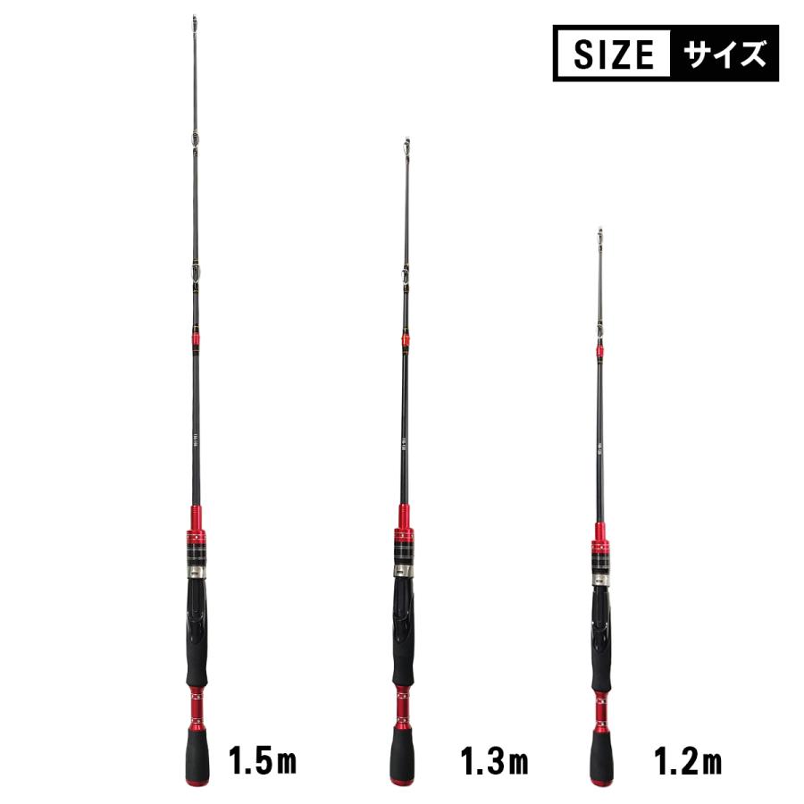 筏竿 2段階調節可 ハーフチタン穂先付 カセ釣竿 筏釣り チヌ竿 「イカルドA」釣り竿 オルルド釣具 送料無料｜worlddepartyafuu｜07