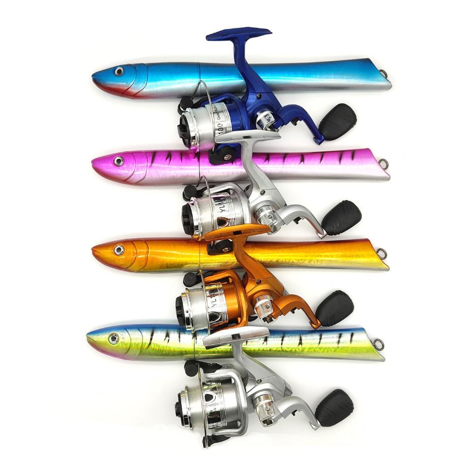 オルルド釣具 ロッド リールセット 糸付き 1m 1.4m 4カラー 魚型 オルルド釣具 ロッド リールセット 糸付き 1m 1.4m 4カラー 魚型