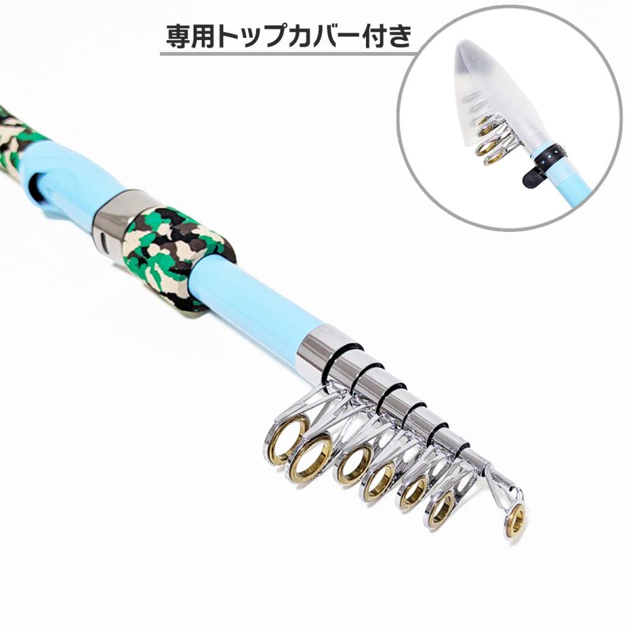 のんたんりゅちん 4Pパックロッド、スピニング ロッド＆リールセット オルルド釣具 パックロッド 振出式 竿＆リールセット「ファミリー