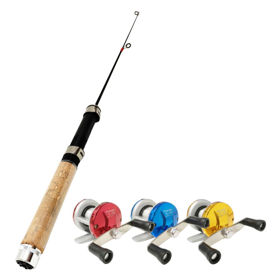 オルルド釣具 振出式ロッド ロッド＆リールセット テトルドA＆両軸