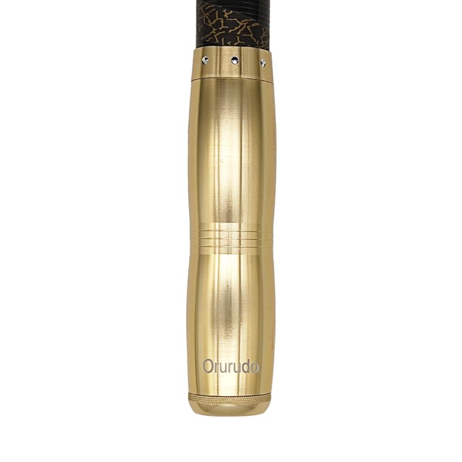 オルルド釣具 釣り竿 硬質投竿 振出式 40号 ゴールド スピニング