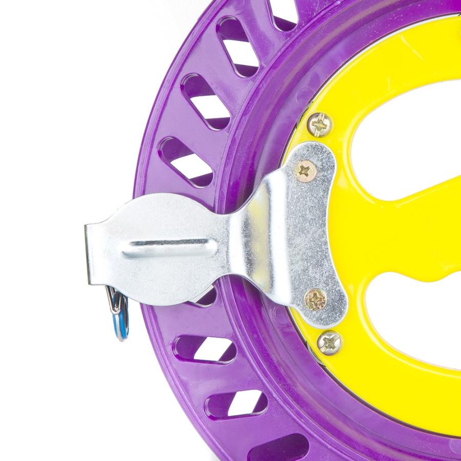 オルルド釣具 フライリール 手釣り用 穴釣り グリーン 竿不要 凧あげ