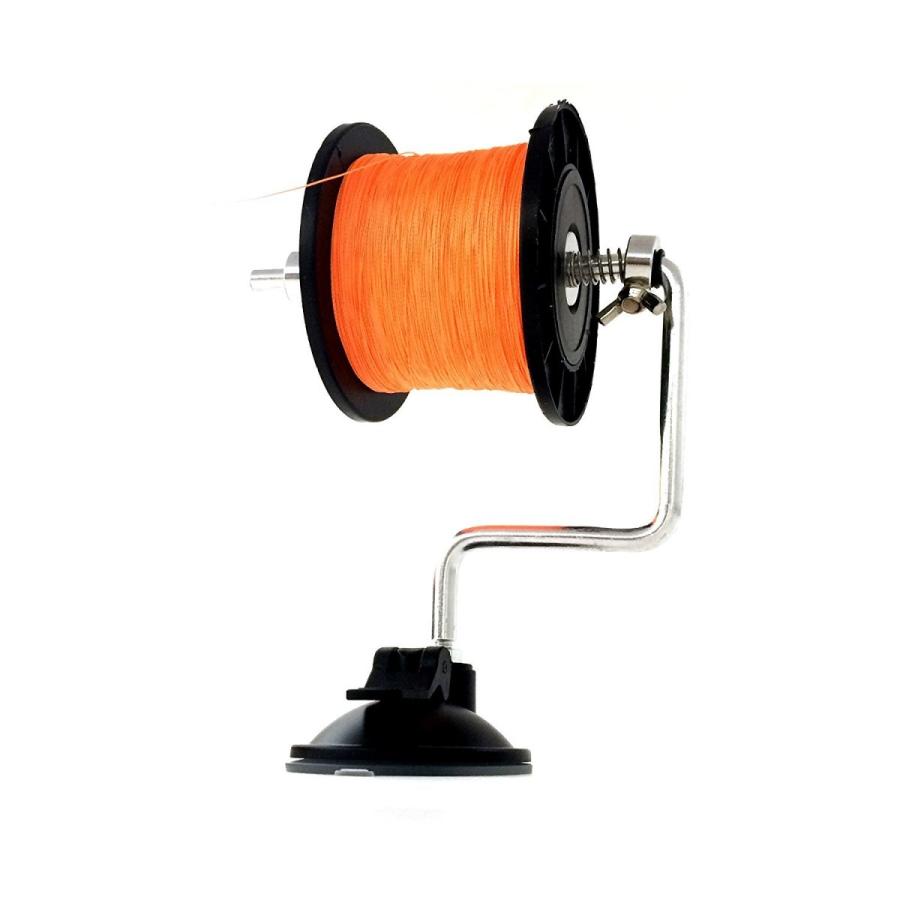 オルルド釣具 釣り具 ライン巻 ラインワインダー レバー式 強力吸盤付 釣糸 巻き器